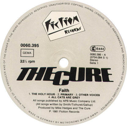 The Cure : Faith (LP, Album)