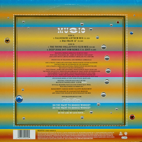 Madonna : Music (12", Maxi)