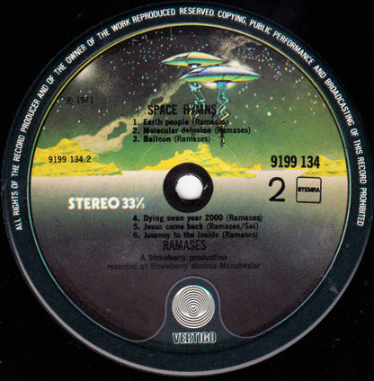 Ramases : Space Hymns (LP, Album, RE)