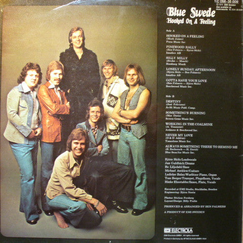Blue Swede : Hooked On A Feeling (LP, Album)