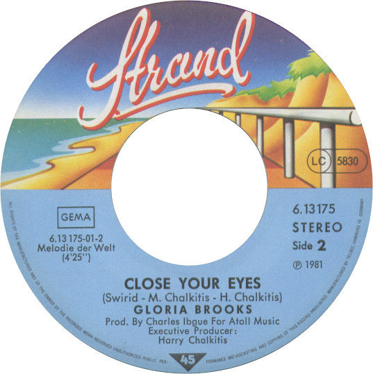Gloria Brooks : Mama Rue (C'est Moi) (7")