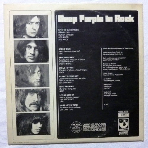 Deep Purple : In Rock (LP, Album, RP, Gra)
