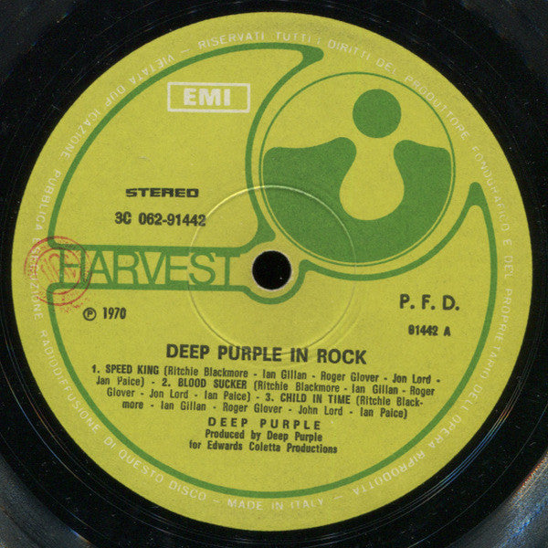 Deep Purple : In Rock (LP, Album, RP, Gra)