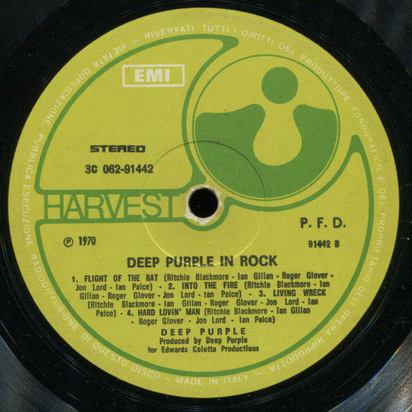 Deep Purple : In Rock (LP, Album, RP, Gra)