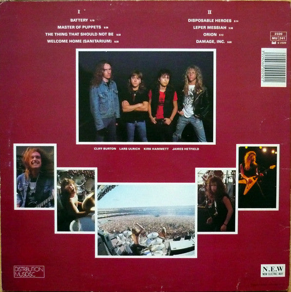 Metallica : Master Of Puppets (LP, Album, RP)