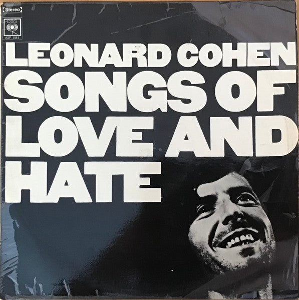 Leonard Cohen : Songs Of Love And Hate (LP, Album)
