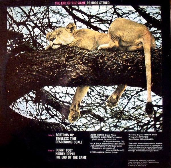 Peter Green (2) : The End Of The Game (LP, Album)