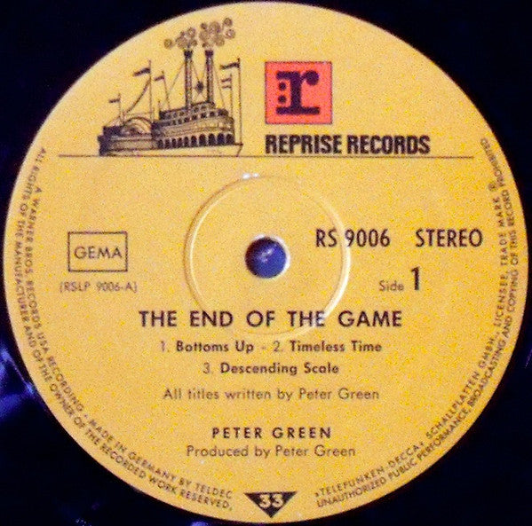 Peter Green (2) : The End Of The Game (LP, Album)