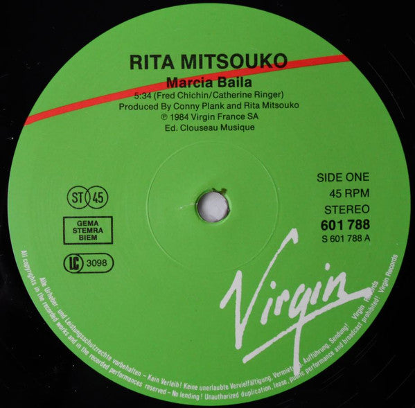 Rita Mitsouko* : Marcia Baïla (12", Single)