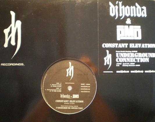 DJ Honda & PMD : Constant Elevation (12")