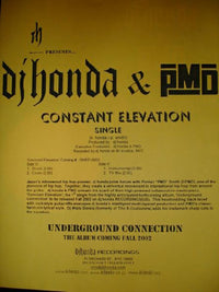 DJ Honda & PMD : Constant Elevation (12")