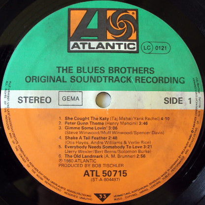 The Blues Brothers : The Blues Brothers (Original Soundtrack Recording) (LP, Album)