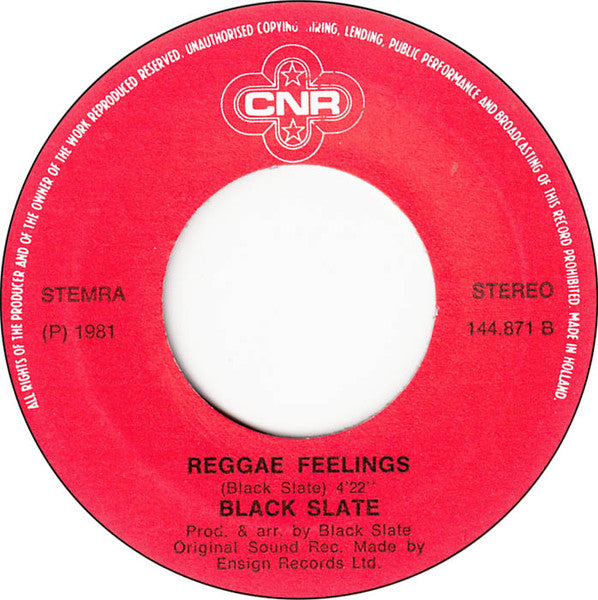 Black Slate : Live A Life (7", Single)