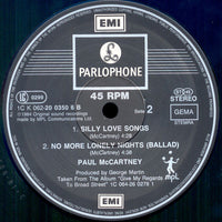 Paul McCartney : No More Lonely Nights (Extended Version) (12", Maxi)