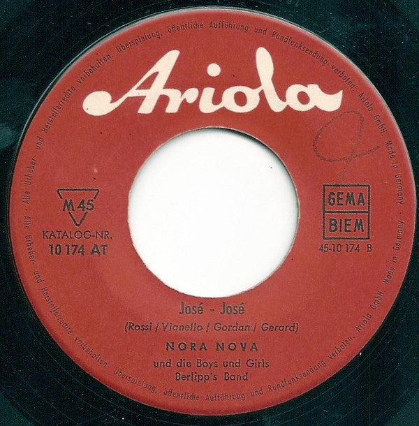 Nora Nova : Ich Bin Kein Engel - Ich Bin Ein Biest (7", Mono)