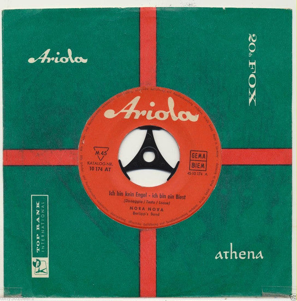 Nora Nova : Ich Bin Kein Engel - Ich Bin Ein Biest (7", Mono)