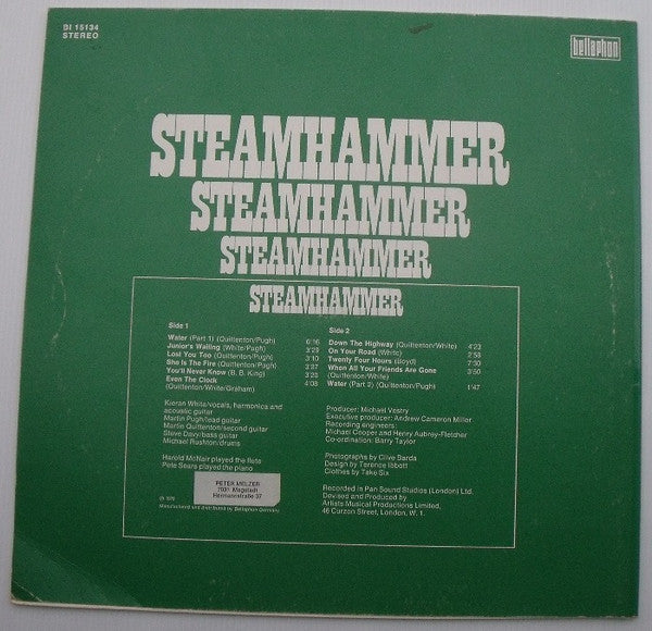 Steamhammer : Steamhammer (LP, Album, M/Print, RP)