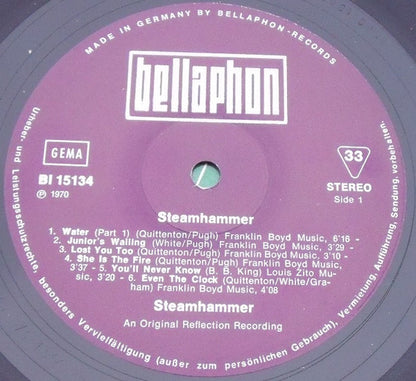 Steamhammer : Steamhammer (LP, Album, M/Print, RP)
