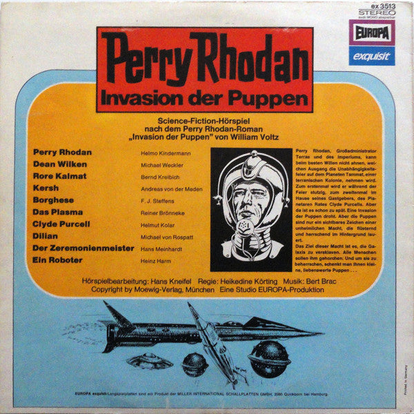 William Voltz : Perry Rhodan - Invasion Der Puppen (LP)