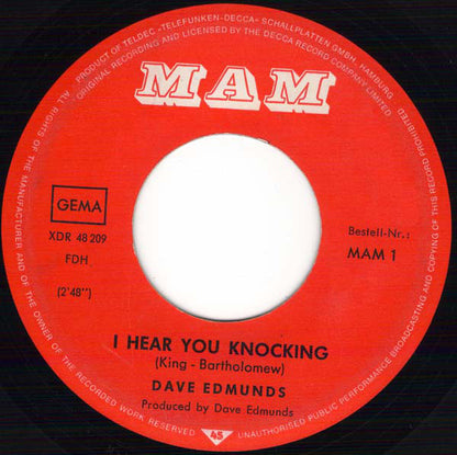 Dave Edmunds : I Hear You Knocking (7", Single, Mono)