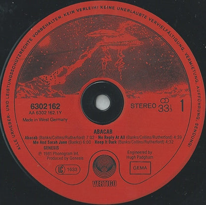 Genesis : Abacab (LP, Album, RBY)
