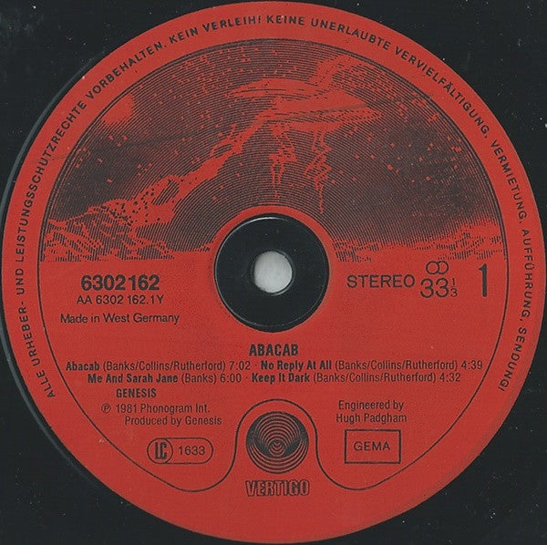 Genesis : Abacab (LP, Album, RBY)