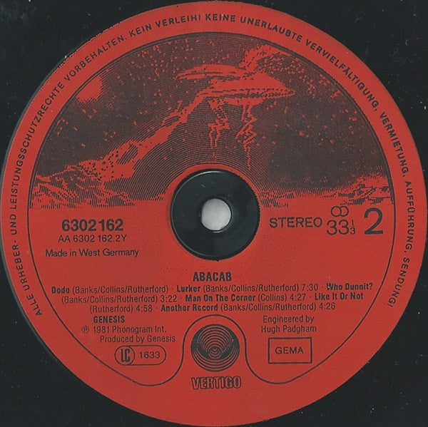 Genesis : Abacab (LP, Album, RBY)
