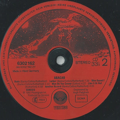Genesis : Abacab (LP, Album, RBY)