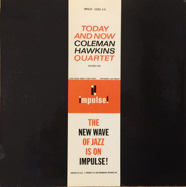 Coleman Hawkins Quartet : Today And Now (LP, Album, RE, Gat)