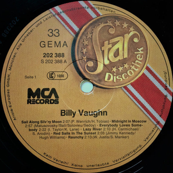 Billy Vaughn : Star Discothek (LP, Comp)