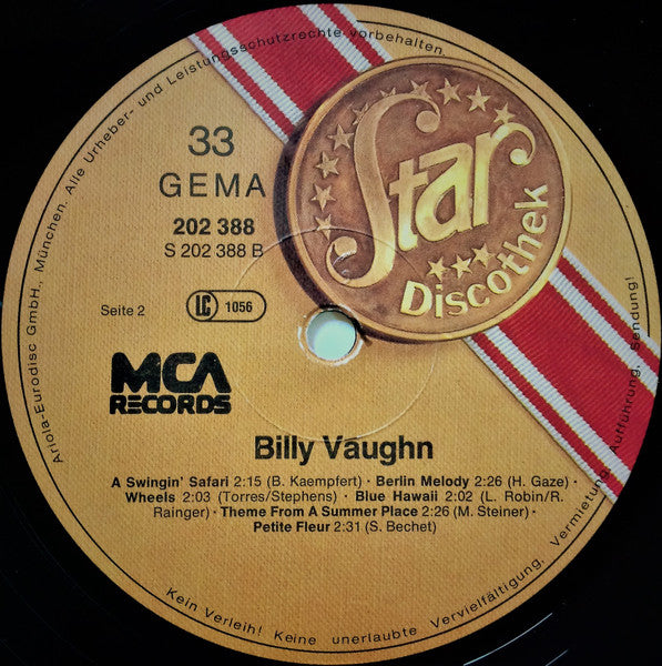 Billy Vaughn : Star Discothek (LP, Comp)