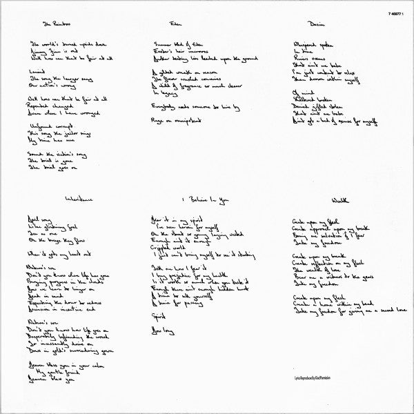 Talk Talk : Spirit Of Eden (LP, Album, DMM)