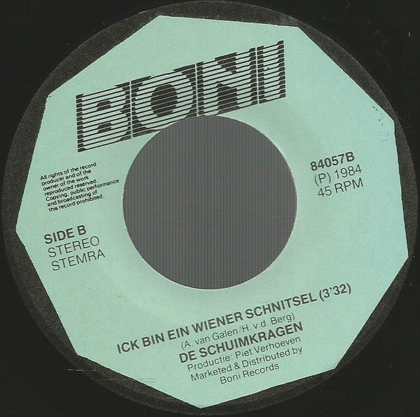 De Schuimkragen : Likkie Hier, Likkie Daar (7", Single)