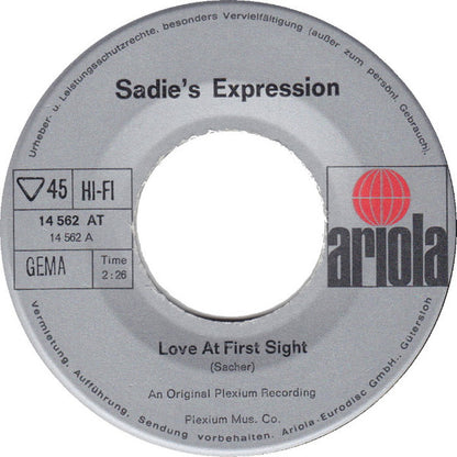 Sadie's Expression : Love At First Sight / Deep In My Heart (7", Single)