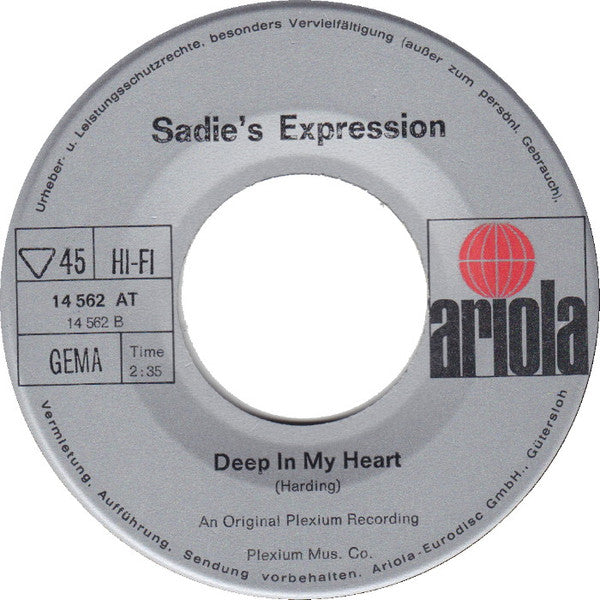Sadie's Expression : Love At First Sight / Deep In My Heart (7", Single)