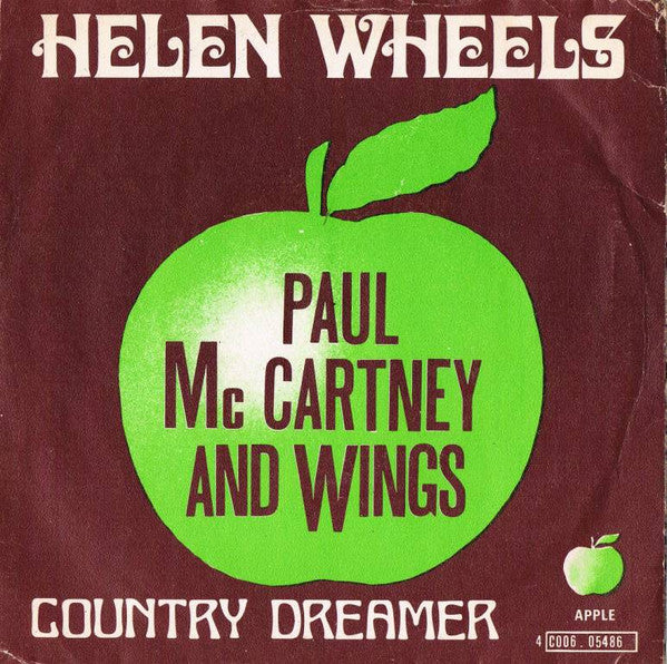 Wings (2) : Helen Wheels (7", Single)