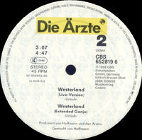 Die Ärzte : Westerland (12", Maxi)
