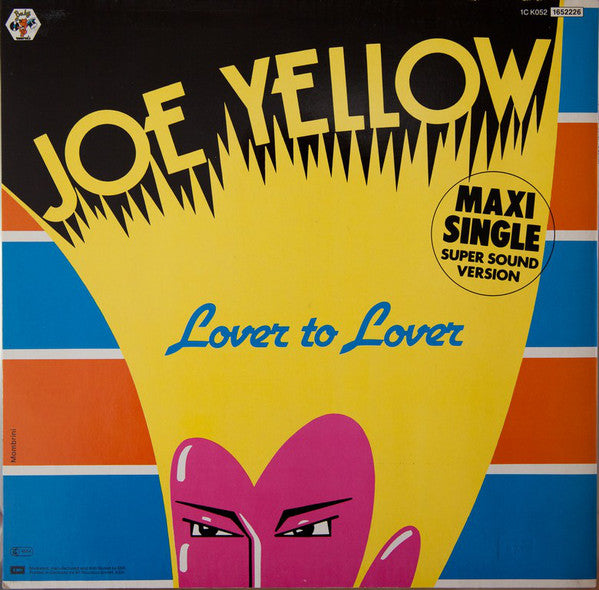 Joe Yellow : Lover To Lover (12", Maxi)