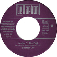 The Shangri-Las : Leader Of The Pack (7", Single, Mono, RE)