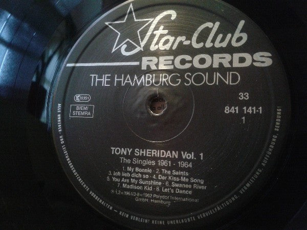 Tony Sheridan : Vol. 1 The Singles 1961-1964 (LP, Comp, RE)
