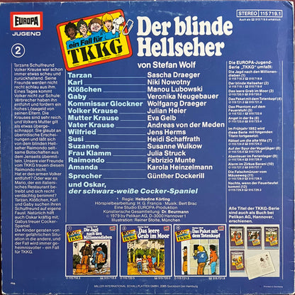 Stefan Wolf : TKKG   2 - Der Blinde Hellseher (LP)