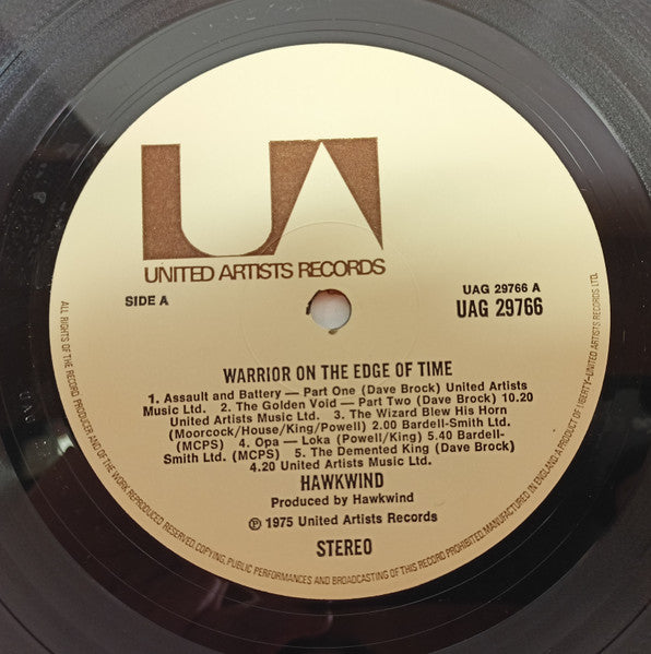 Hawkwind : Warrior On The Edge Of Time (LP, Album, Fol)