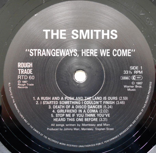 The Smiths : Strangeways, Here We Come (LP, Album, Bas)