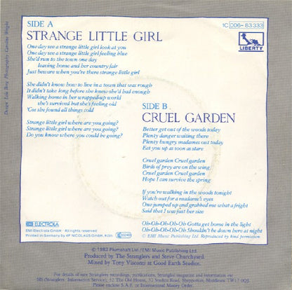 The Stranglers : Strange Little Girl (7", Single)