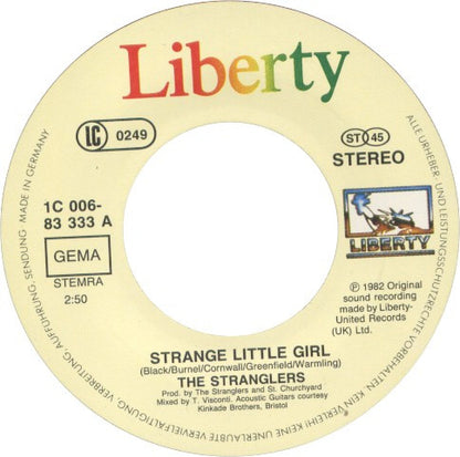 The Stranglers : Strange Little Girl (7", Single)