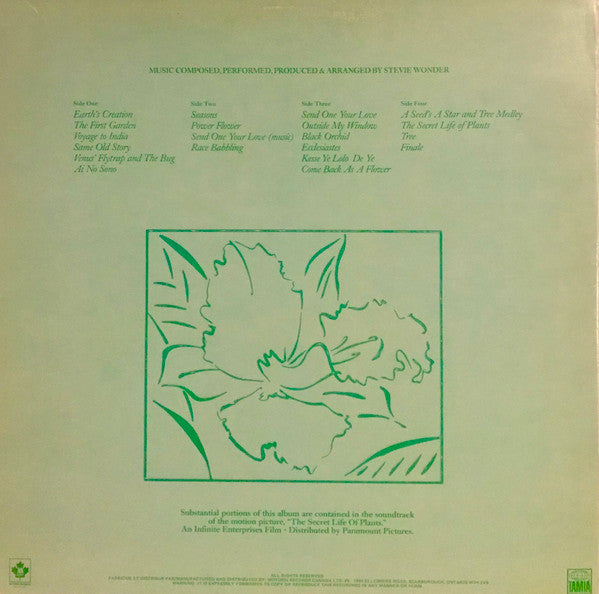 Stevie Wonder : Journey Through The Secret Life Of Plants (2xLP, Album, Tri)