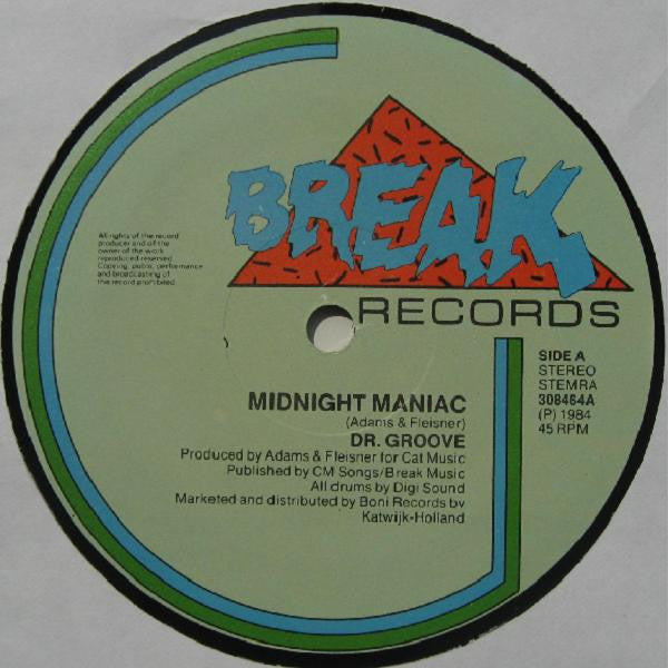 Dr. Groove : Midnight Maniac (12", Maxi)