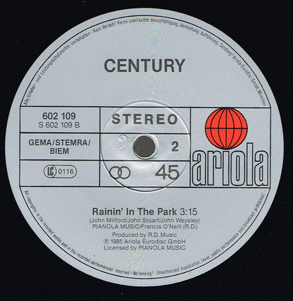 Century : Lover Why (12", Maxi)