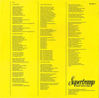 Supertramp : Crisis? What Crisis? (LP, Album, RE)