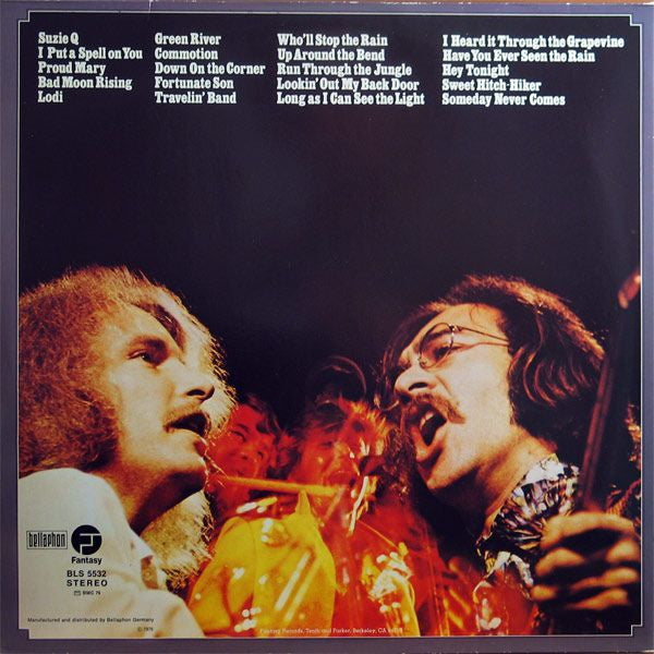 Creedence Clearwater Revival Featuring John Fogerty : Chronicle - The 20 Greatest Hits (2xLP, Comp, RE)